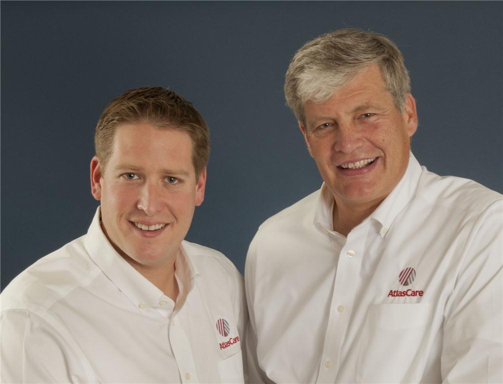 Michael Grochmal (l), president, AtlasCare and Roger Grochmal, chairman and CEO.