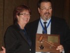 2012-2013 ON Region president Cathy Warner of Wolseley with incoming president Randy Winter.