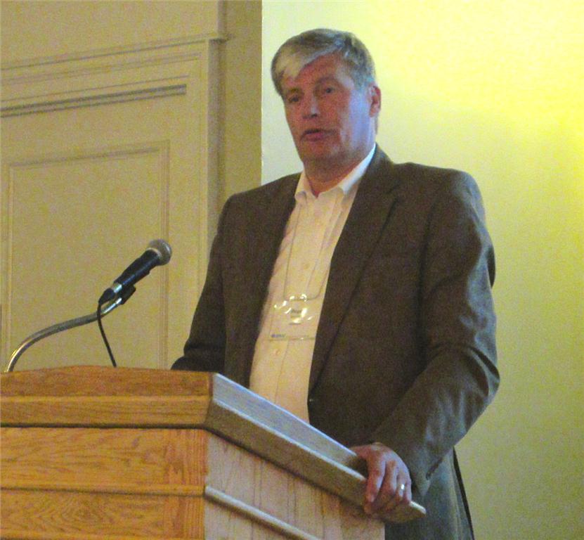 HVAC Coalition chairman Roger Grochmal kicks off the coalition's 20th annual general meeting on September 30, 2014 in Vaughan, ON.