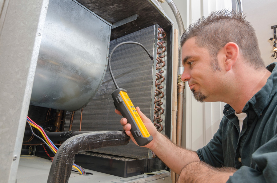 It is imperative that the person who is performing the refrigerant leak check do a thorough job.