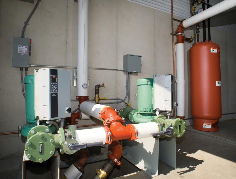 The system is providing consistent temperatures across the 22,500 sq. ft. area.
