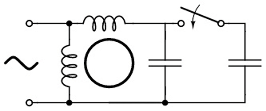 Figure 7 Permanent Split Capacitor