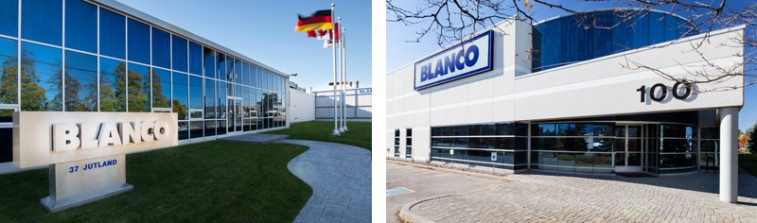 Blanco Canada initially manufactured Silacron and later switched to Silgranit, a coloured sink material.