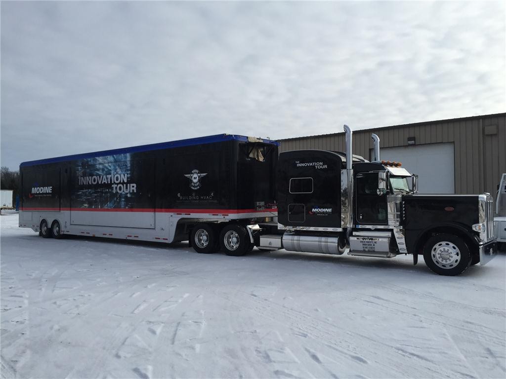 Modine's Innovation Tour, a 10,000-mile trek across North America, will make stops in Montreal and Toronto.