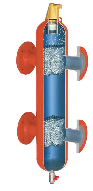 Hydraulic separation physically decouples the generation equipment from the building system.