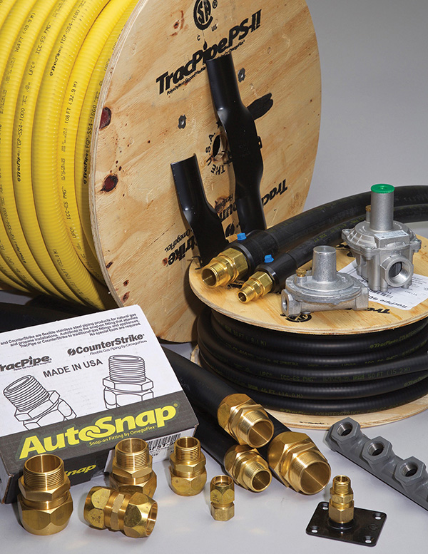 omegaflex tracpipe installation